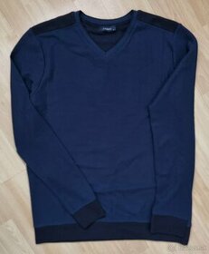 Nový kvalitný značkový pulover, námornícka modrá, veľkosť M