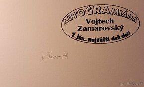 Autogram - podpis spisovateľ Vojtech Zamarovský