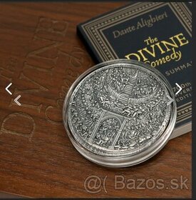 Strieborná minca 5 Oz Purgatorio - Dante Alighieri - 2021