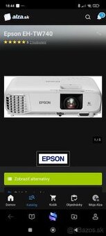 Full HD projektor Epson EH-TW740