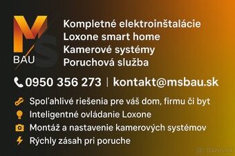elektrikár🔌elektroinštalácia pre váš domov aj firmu