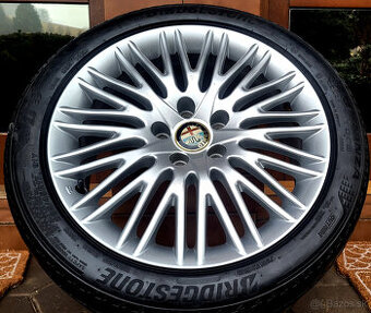 alu R17 5x110, orig. Alfa Romeo Giulietta, letné pneu 225/45