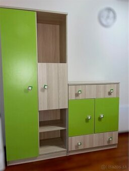Detská sada SKRIŇA + KOMODA + PÍSACÍ STOLÍK