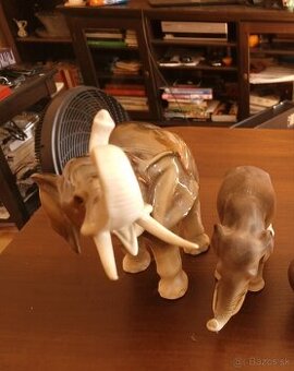 2x socha slona royal dux