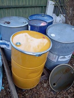 Plechový sud 208 litrov - viac kusov