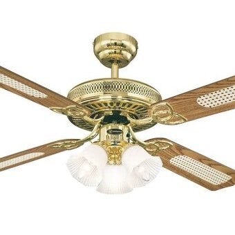 Stropný ventilátor so svetlami