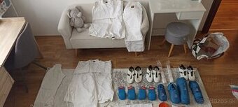 Kimono,chrániče,karate obuv