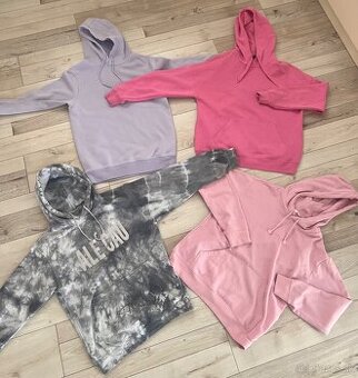 4ks dámske oversize mikiny S