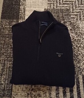 Gant tmavomodrý 100% lambswool