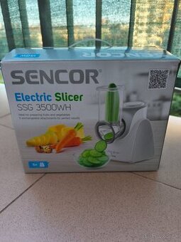 Elektrický krájač a strúhadlo Sencor SSG 3500WH – TOP stav