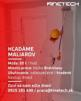 HĽADÁME PRACOVNÍKOV NA MAĽOVANIE - RAKÚSKO