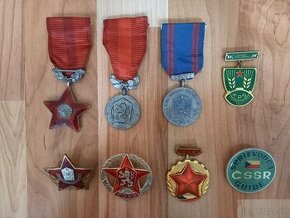 Vyznamenania a odznaky ČSSR - 1