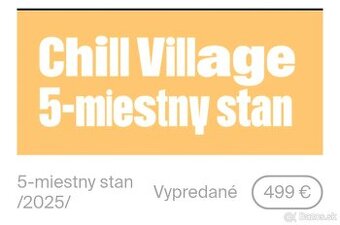 Pohoda 2025 5-miestny stan