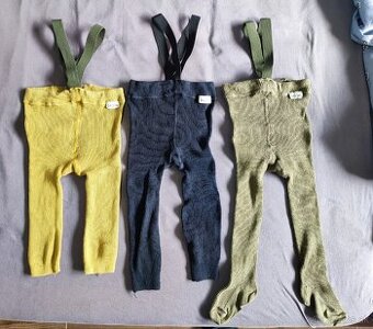 3ks legíny a pančuchy Peqne 6-12m