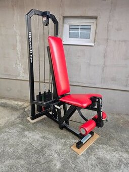 Predkopavanie v sede cez kladku + 80kg tehličiek