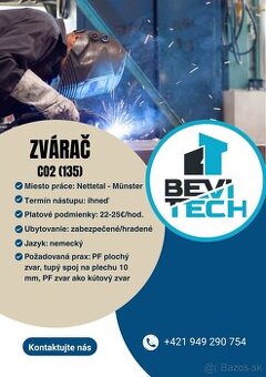 Zvárač CO2(135) - Nemecko práca