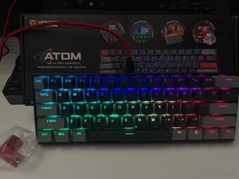 Klávesnica Yenkee ATOM Ultra Compact (RGB)