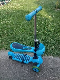 Detská kolobežka so sedačkou