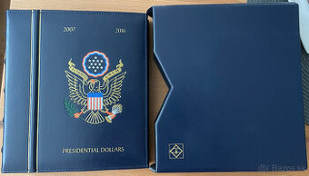 Leuchtturm album na 1 USD mince (prezidenti) spolu s 3