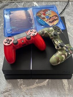 🎮 PlayStation 4 + 2 ovládače + GTA V – veľmi dobrý stav