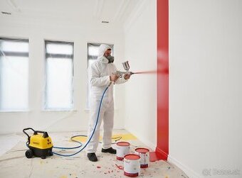 BEZVZDUCHOVÉ (AIRLESS) maľovanie stien, stropov, fasád