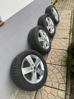 5x112 R16 disky + pneu original skoda