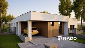 RADO | Moderný 4-izbový bungalov pozemok 600 m² Chorvátsky G