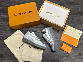Louis Vuitton tenisky šede Komplet balenie