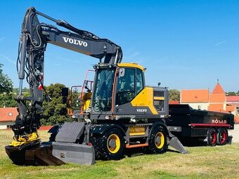 Kolesové rypadlo Volvo EW160E s rotátorem