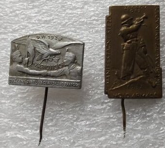 odznaky - armáda, spolky, šport i iné - 1