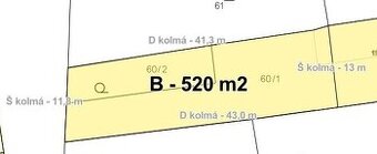 ID 2502B - Stavebný pozemok (64,21 €/m2).
