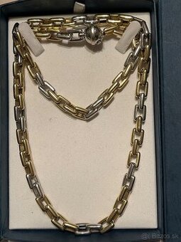 ZLATA RETIAZKA 14k 585 79,7g BIELO-ZLTE ZLATO