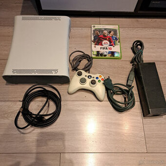 Xbox 360 White funkčný s USB joystickom a HDMI káblom