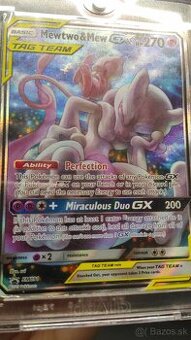 Predám Pokemon kartu Mewtwo a Mew
