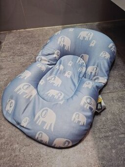 Simply Good – vankúšik na kúpanie bábätka ELEPHANTs - Modrá