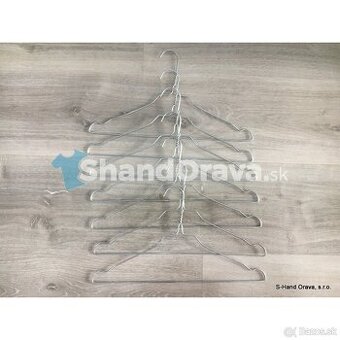 Hrubé drôtené vešiaky 3 mm 50kusov