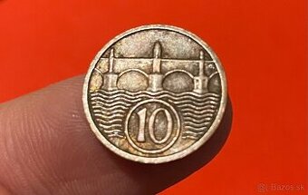 10 halier ČSR 1933 R