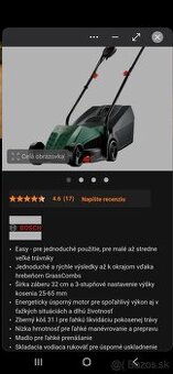 BOSH elektrická kosačka