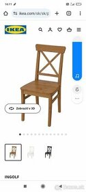 Stôl 140x80a stoličky IKEA