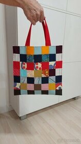 EKO detská patchworková taška s podšívkou handmade