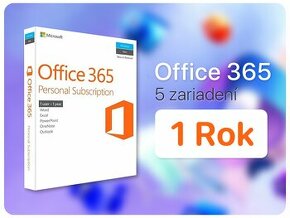 Microsoft Office 365 | 1 Rok | 5 Zariadení | 5TB Úložisko