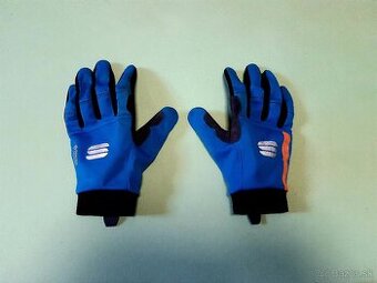 Sportful Apex Light rukavice čierne/svetlomodré , L