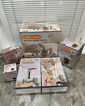 Nový kuchynský robot Delimano Deluxe set s doplnkami