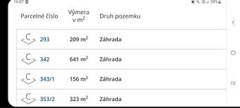 Predám pozemky v záhradkárskej oblasti v dolných Devičanoch
