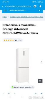 Chladnicka s mraznickou Gorenie