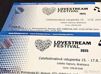 Lovestream festival 2025 Post Malone, One Republic a dalsi