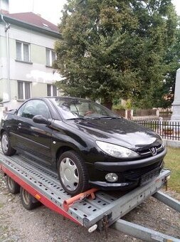 Peugeot 206cc 1.616v 80kw rok 2002 Platimum