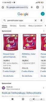Perwoll pracie tablety