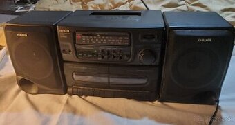 AIWA CA-W53 retro kazetový rádiomagnetofón (dvojca)