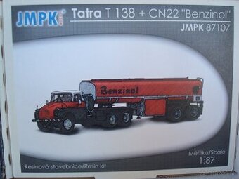 Stavebnica H0 1:87 Tatra 138 Benzinol